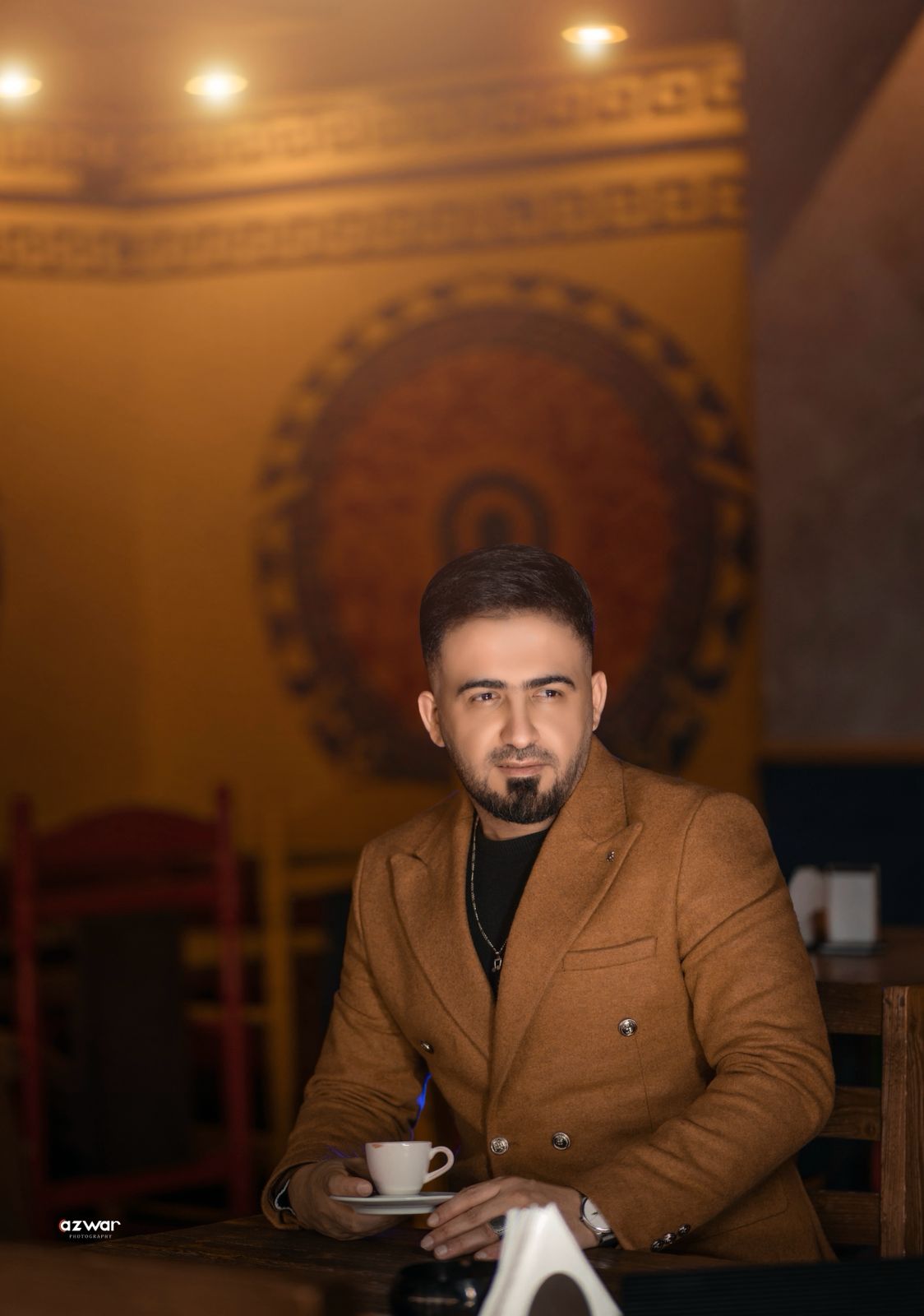 [Imagine Osama Alzain cu publicul]